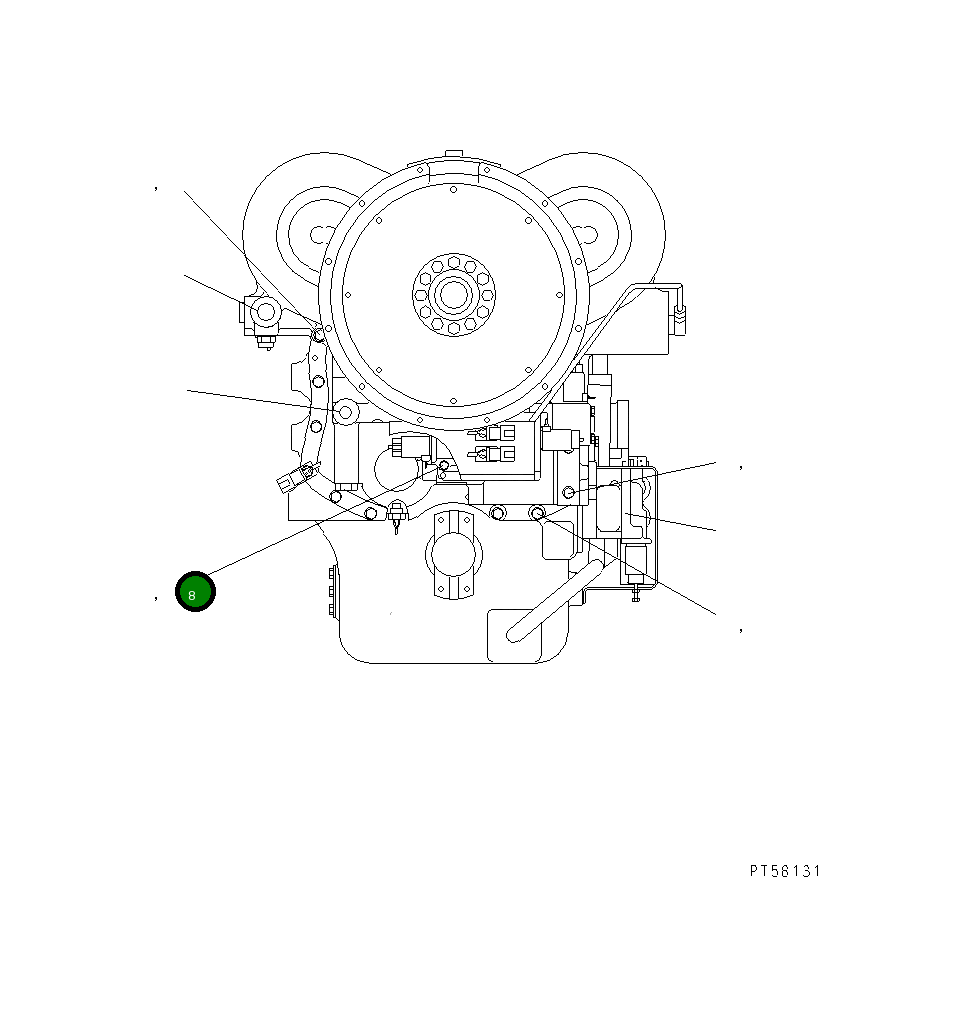 Болт DC8051097000 Komatsu