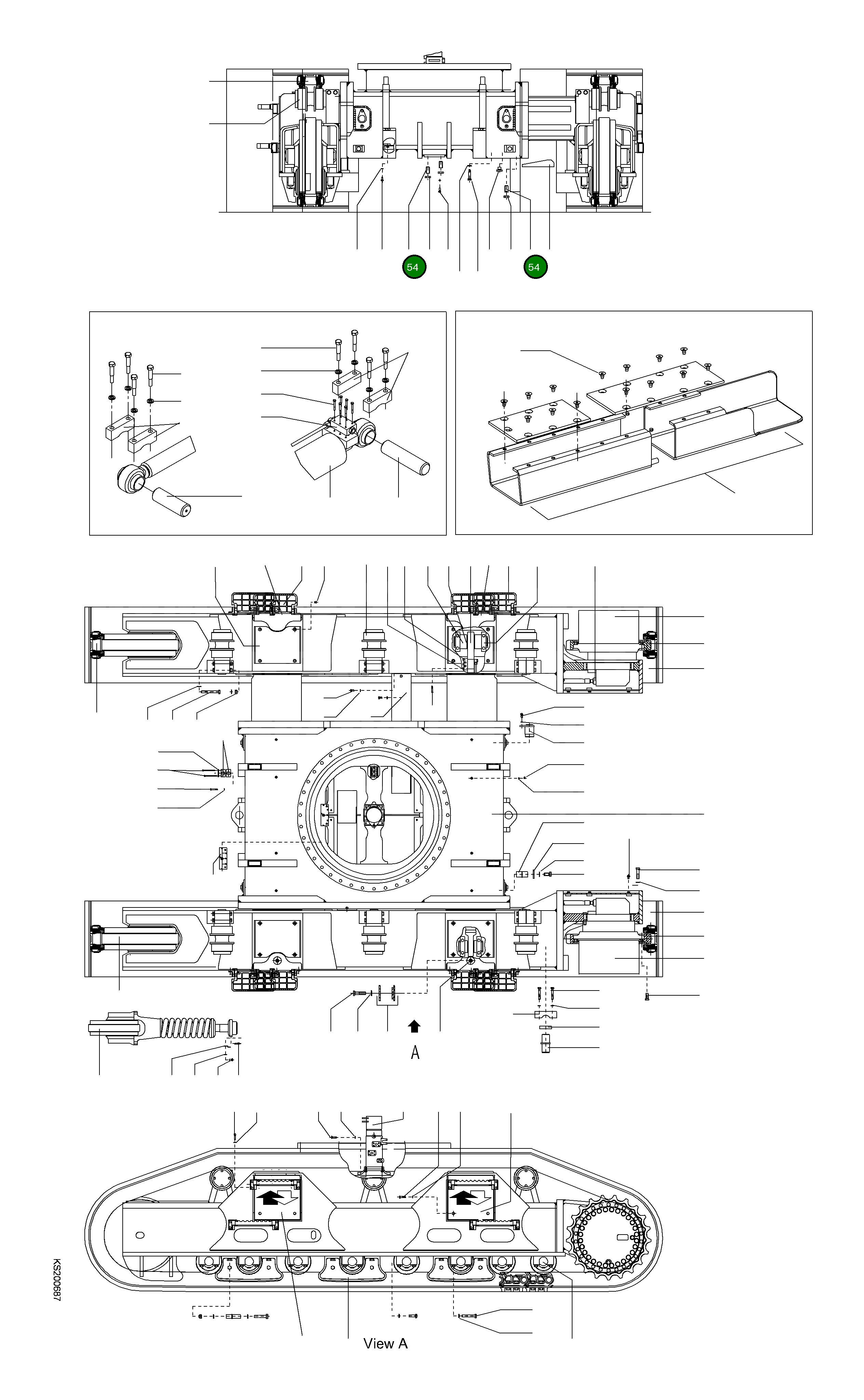 Болт 208-30-KC370  Komatsu