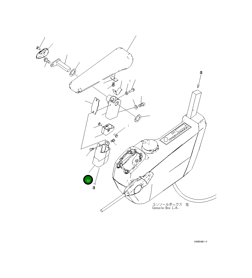 Крышка 20Y-43-42191  Komatsu