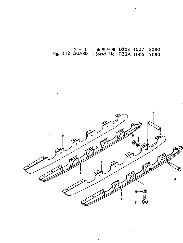 Болт 102-30-21150  Komatsu