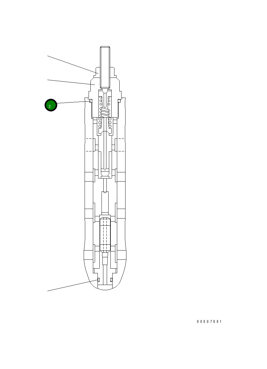 Кольцо уплотнительное (O-Ring) UC17008375791 Komatsu