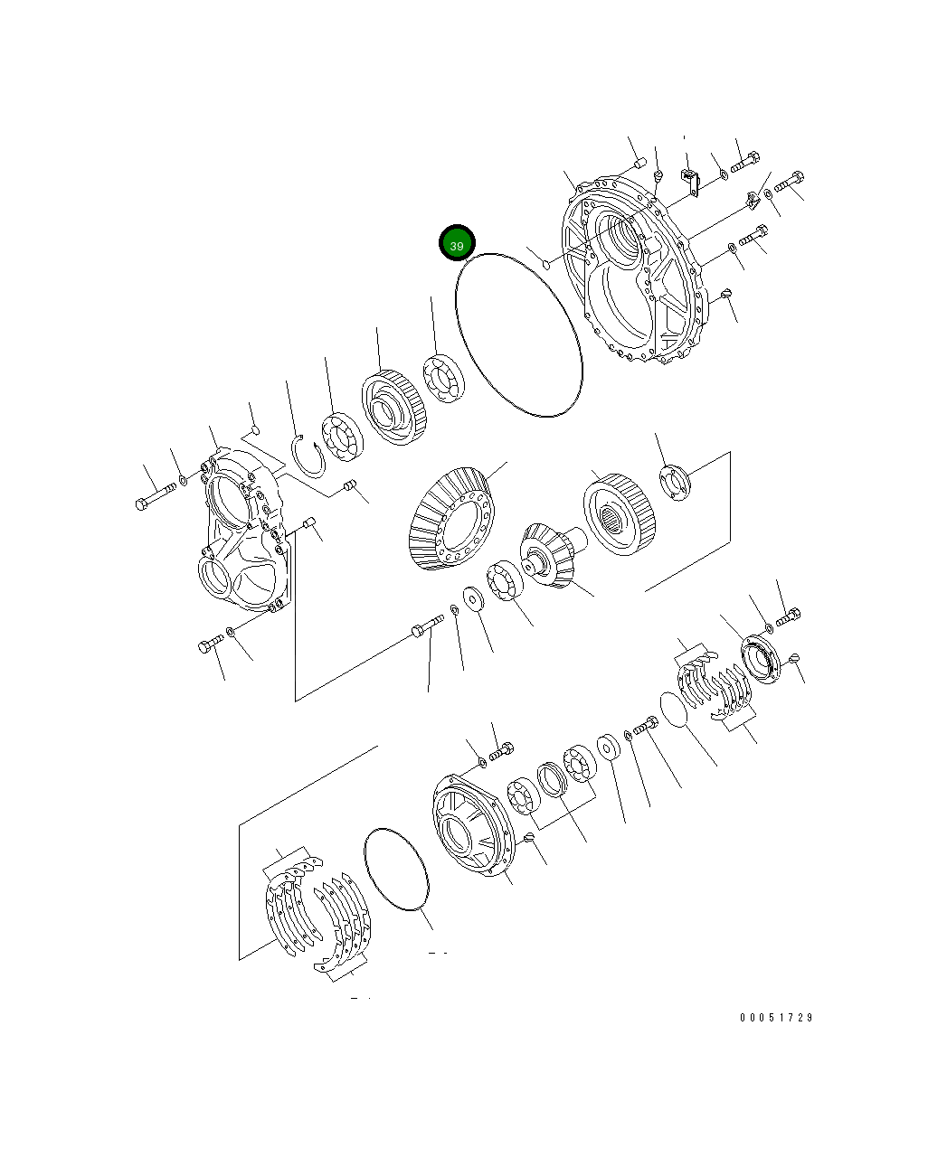 Кольцо уплотнительное (O-Ring) 198-22-69620 Komatsu