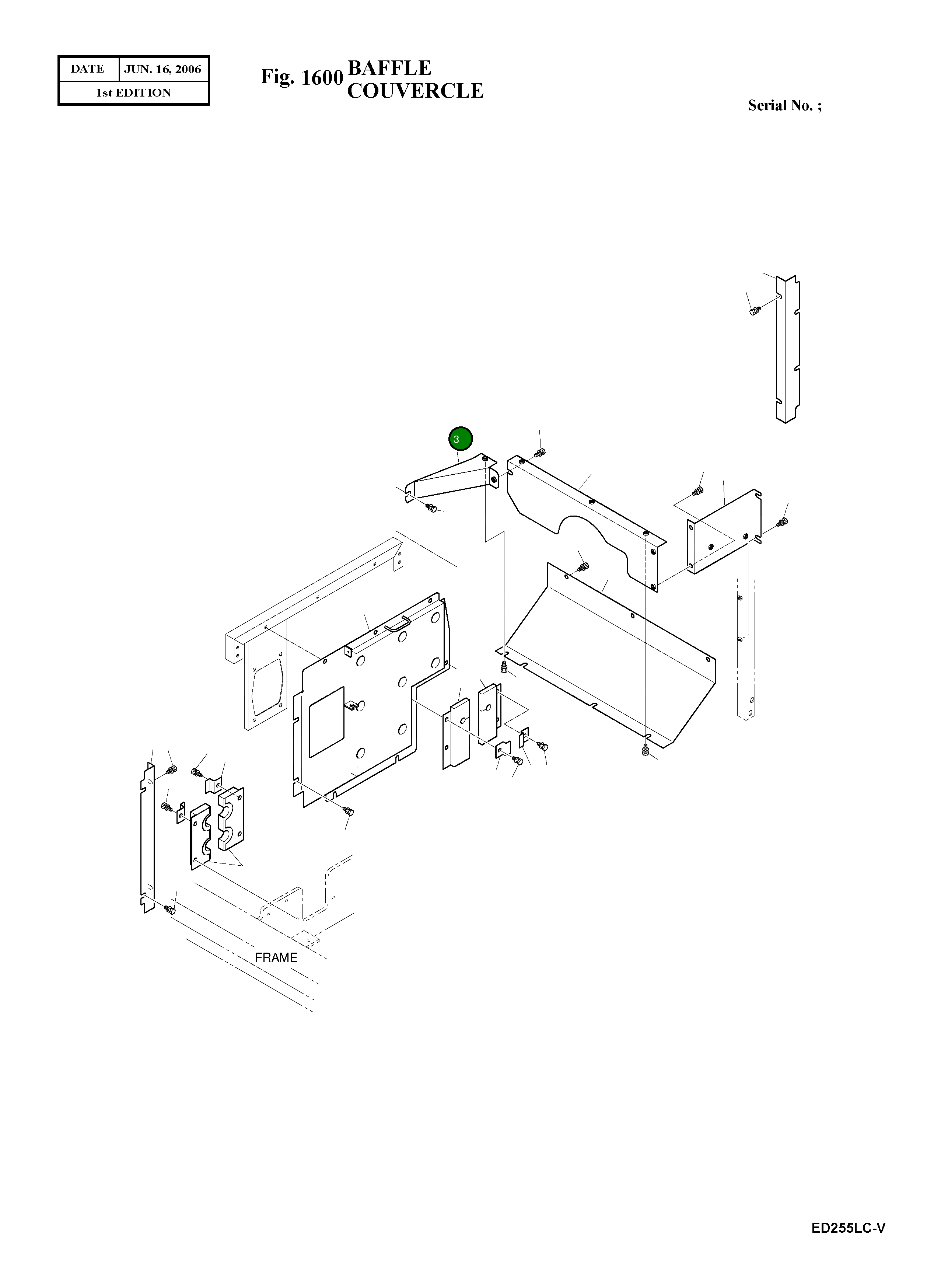 Крышка 621-02081A Komatsu