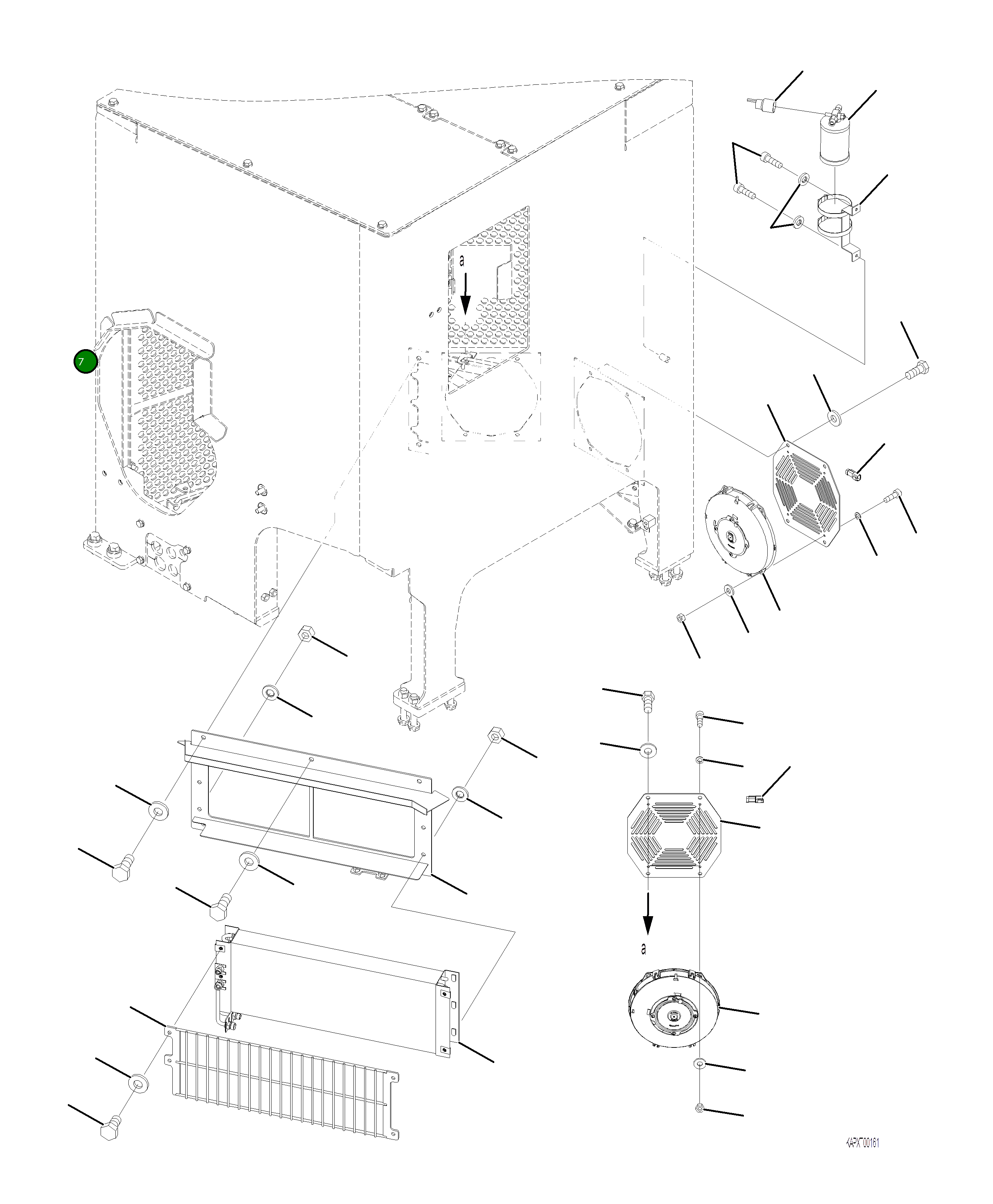 Крышка 4A1-979-0632 Komatsu