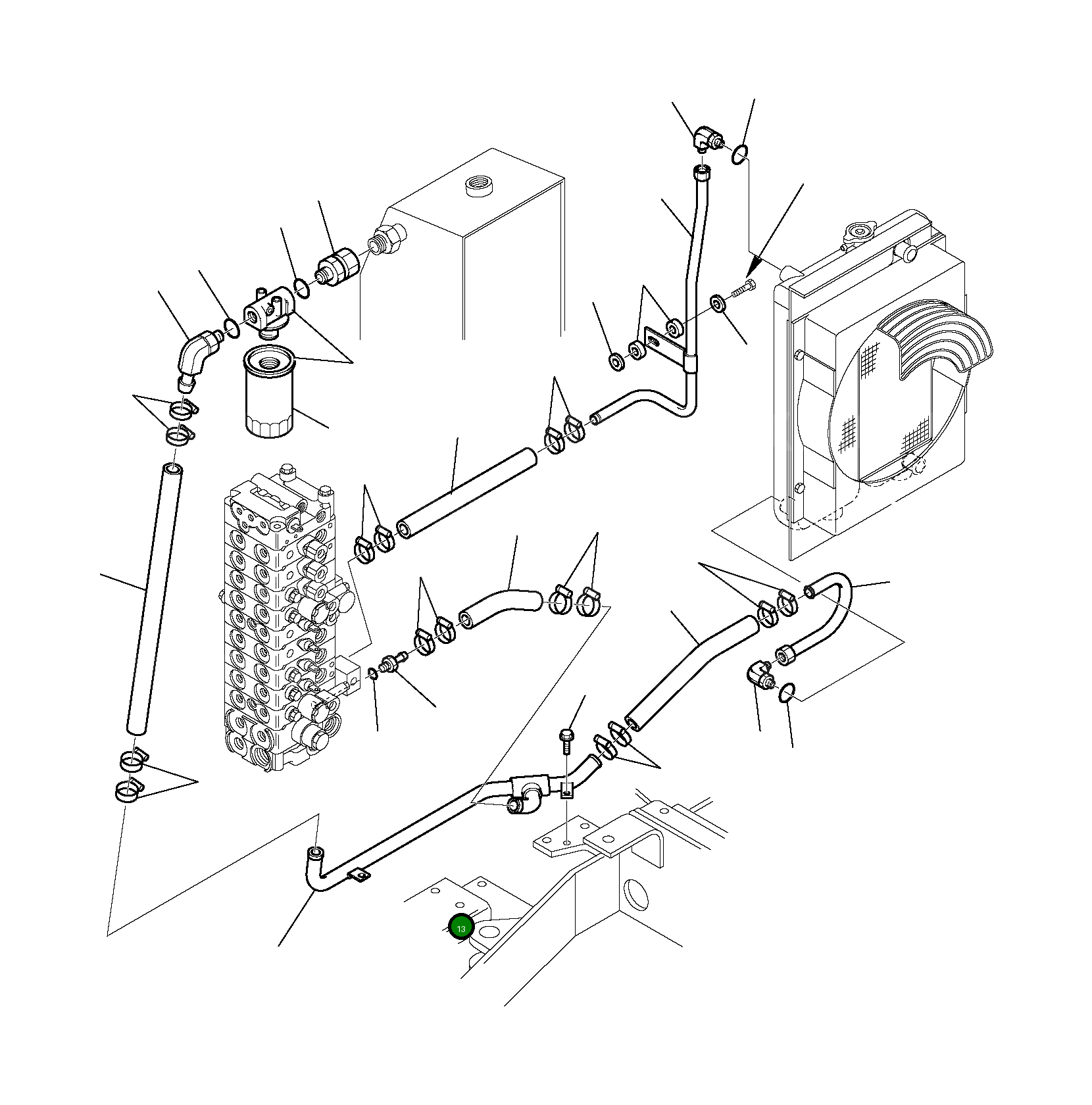 Кольцо уплотнительное (O-Ring) 885051115 Komatsu