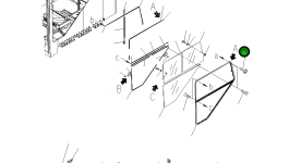 Болт 21T-54-36311 Komatsu