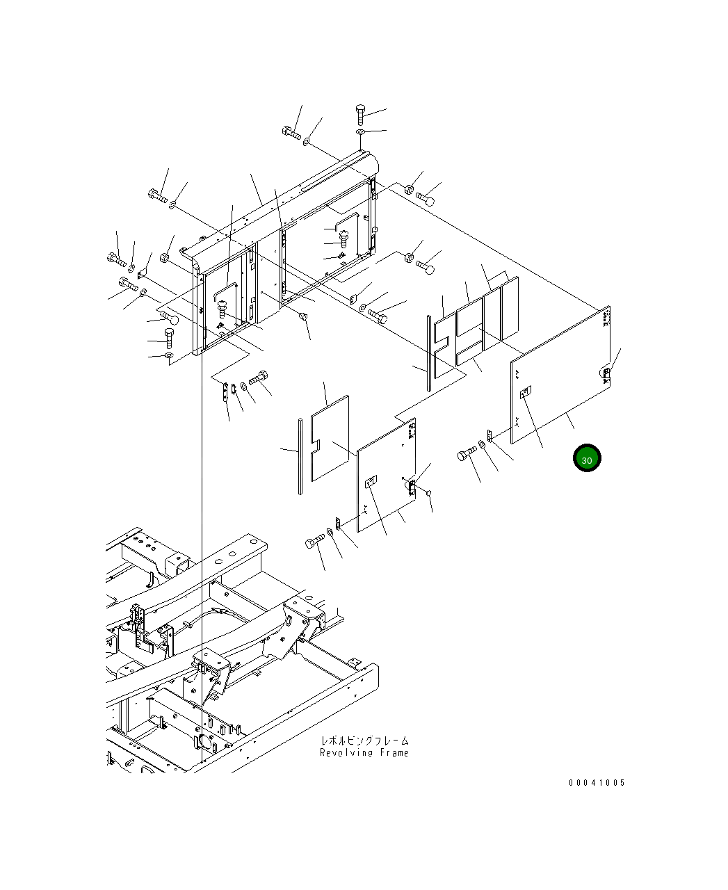 Крышка 209-54-42222 Komatsu