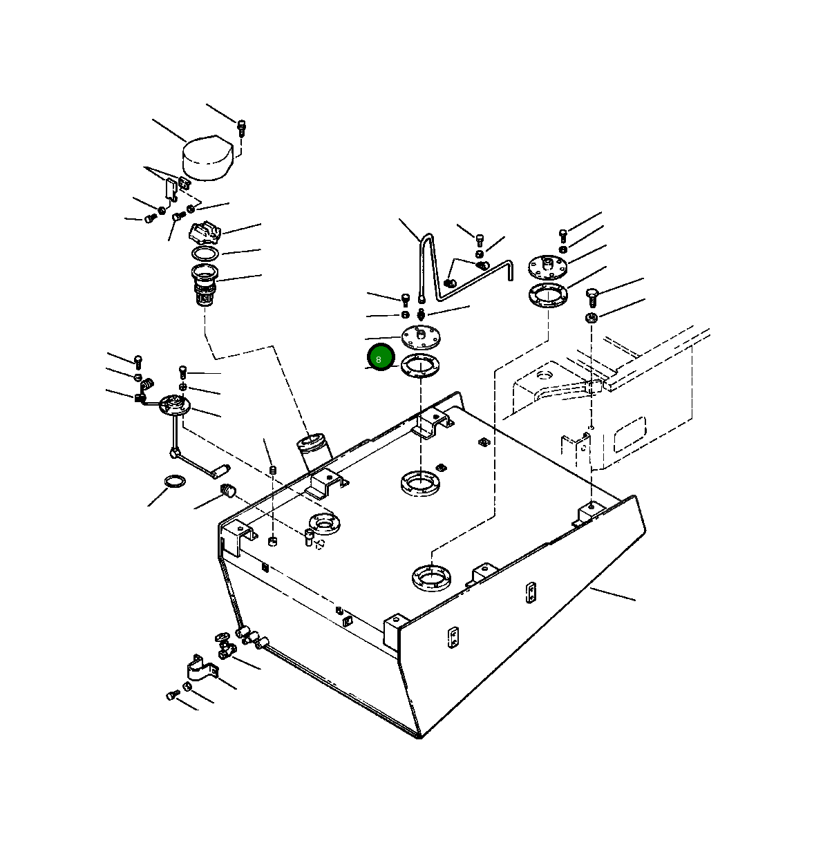 Крышка 426-04-A2210 Komatsu