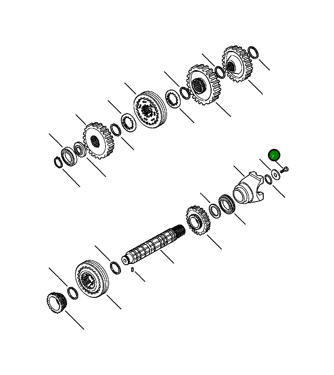 Болт CA0123918 Komatsu