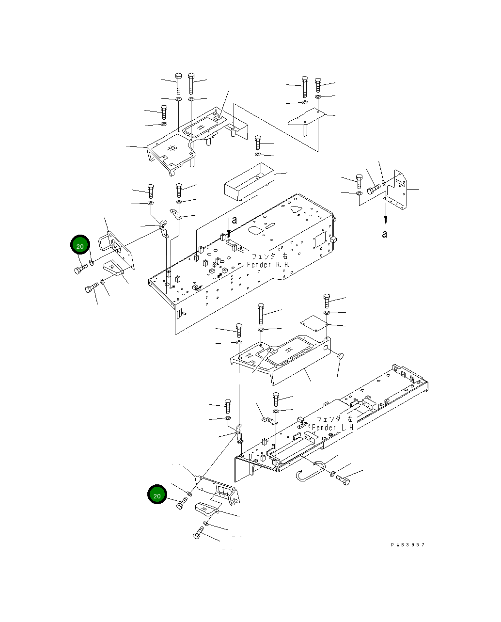 Болт 195-54-43210 Komatsu
