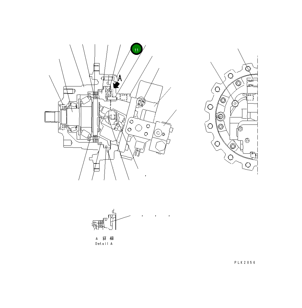 Болт UC1301589009 Komatsu