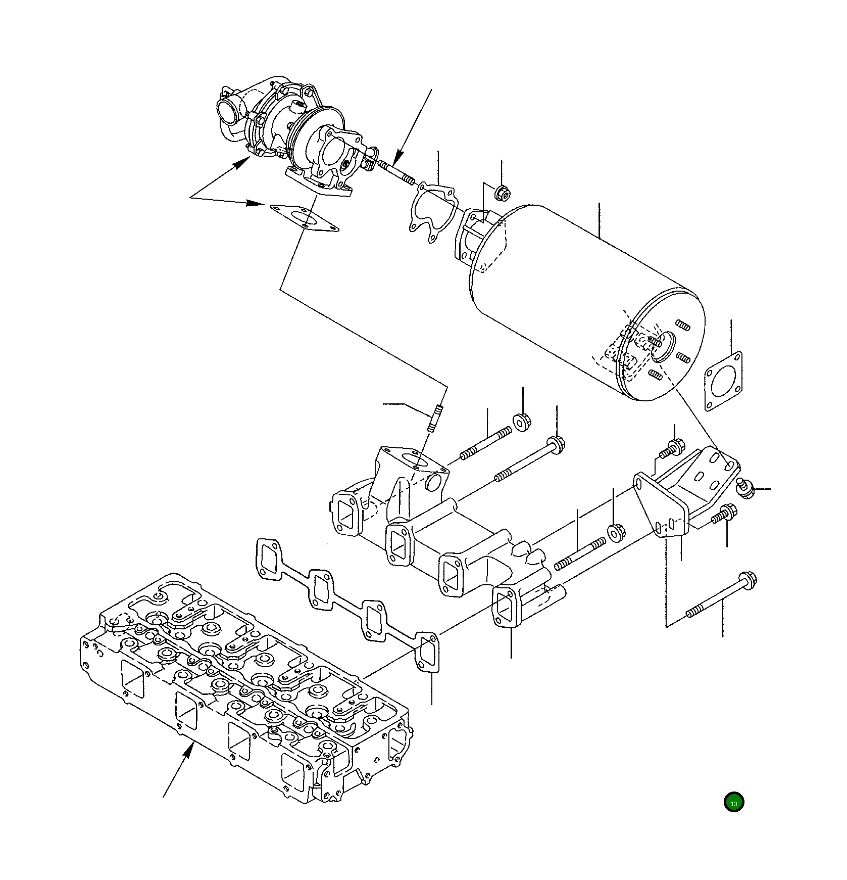 Болт YM26106-081102 Komatsu