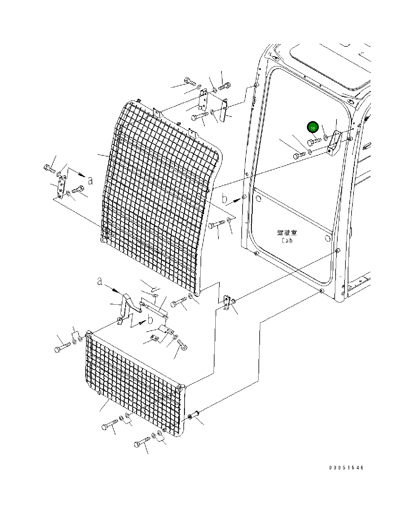 Болт 01010-D0640 Komatsu