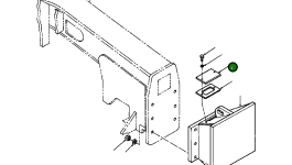 Крышка 159 002 Komatsu