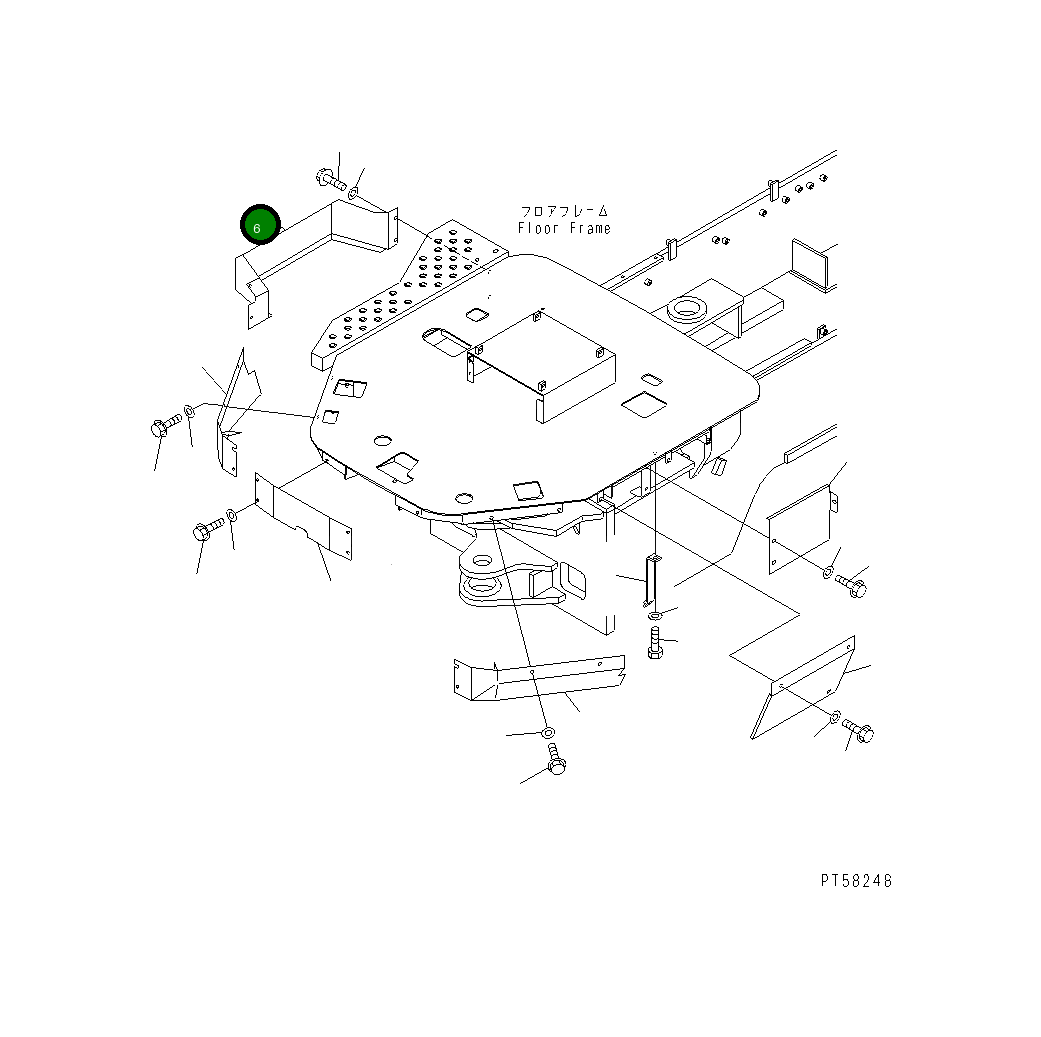 Крышка 273-54-67192 Komatsu