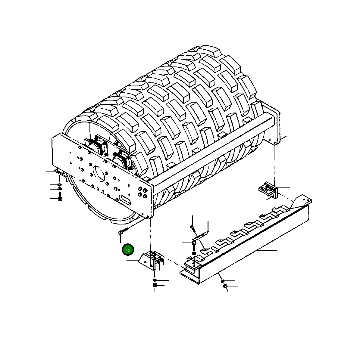 Болт 82 120 Komatsu