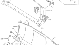 Усиленный отвал 195-888-1113 Komatsu