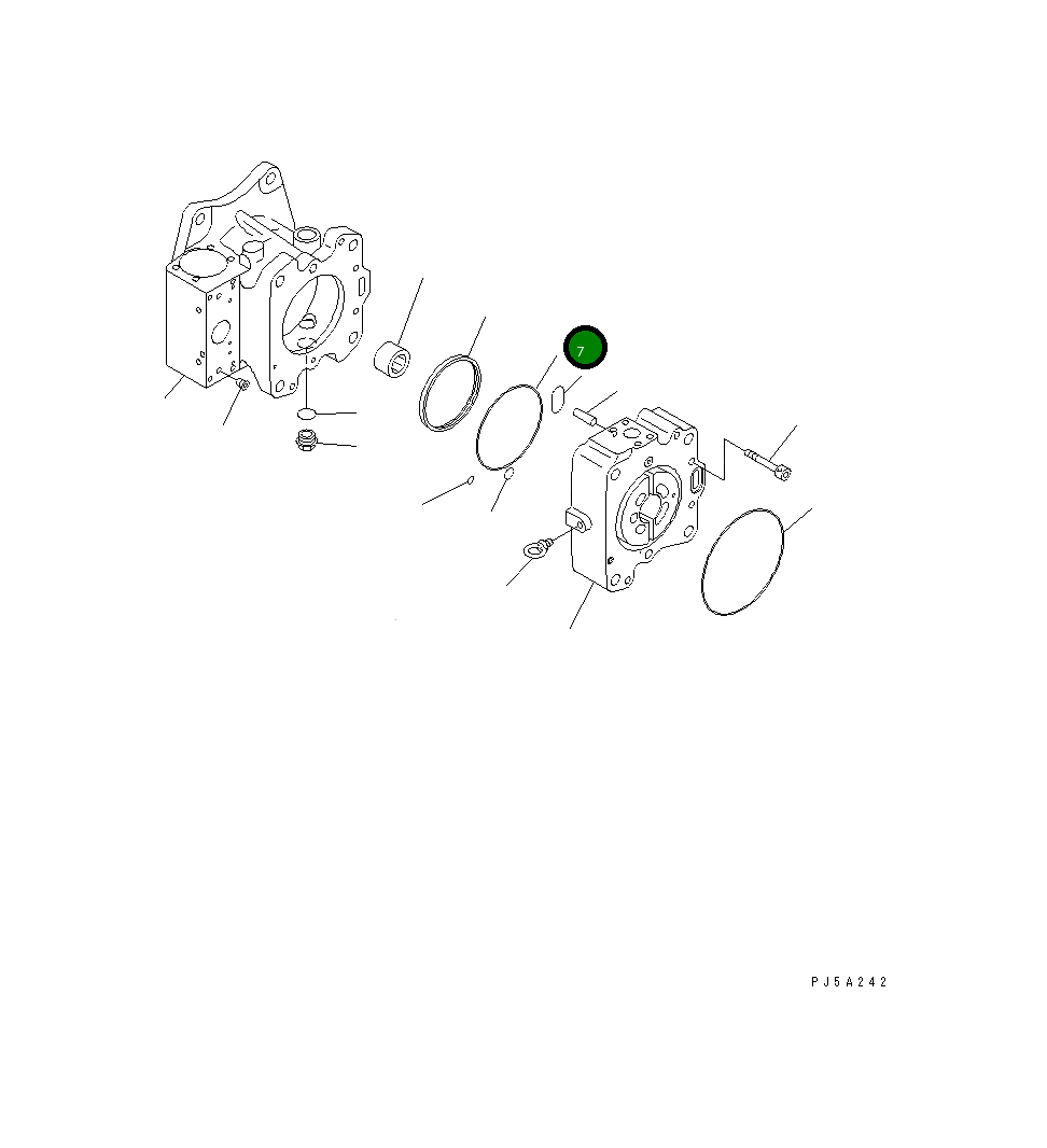 Кольцо уплотнительное (O-Ring) 07000-E2135 Komatsu