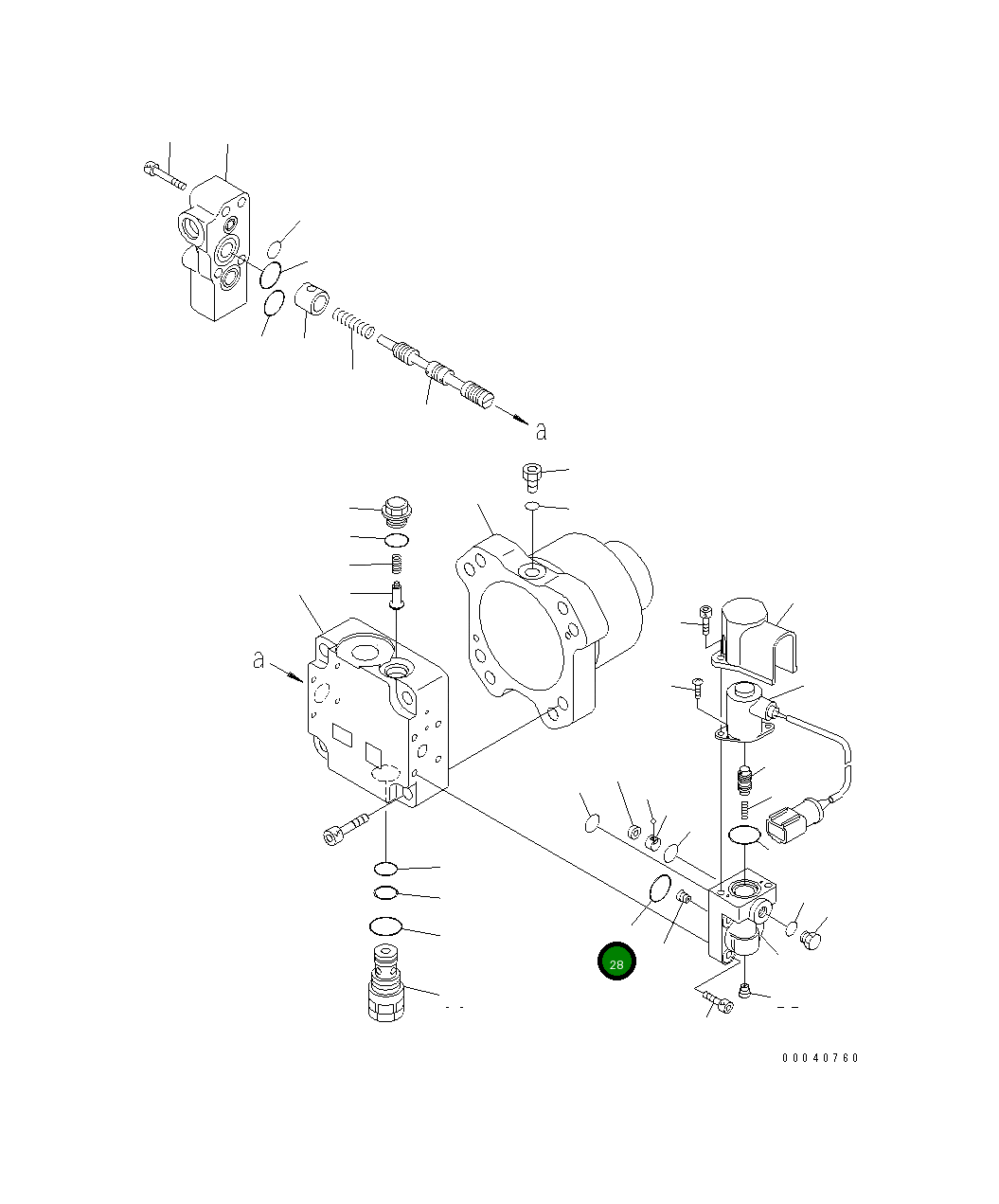 Кольцо уплотнительное (O-Ring) 708-7S-18230 Komatsu