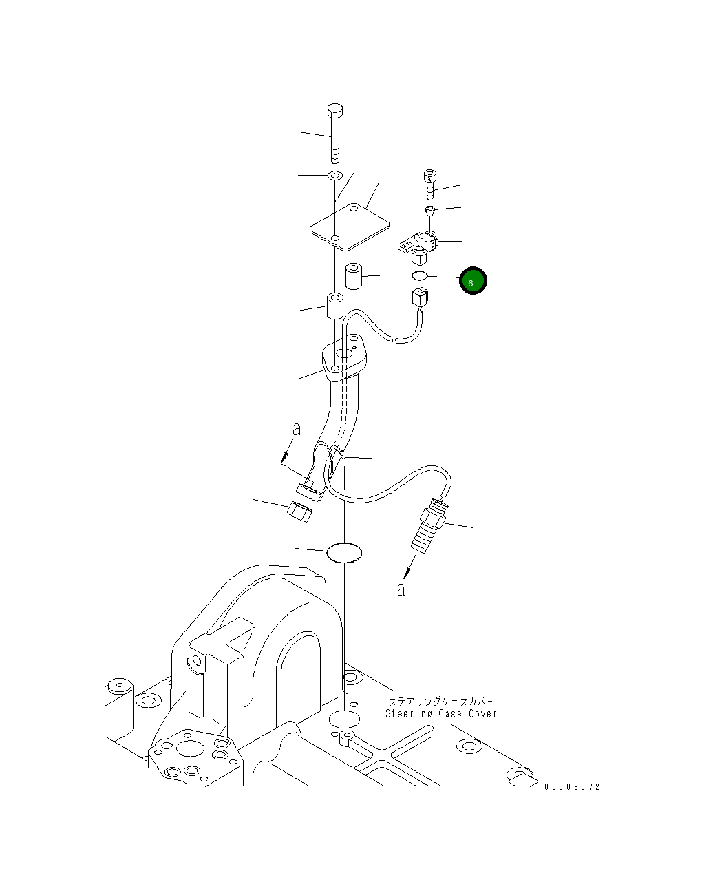 Кольцо уплотнительное (O-Ring) 41E-16-11220 Komatsu