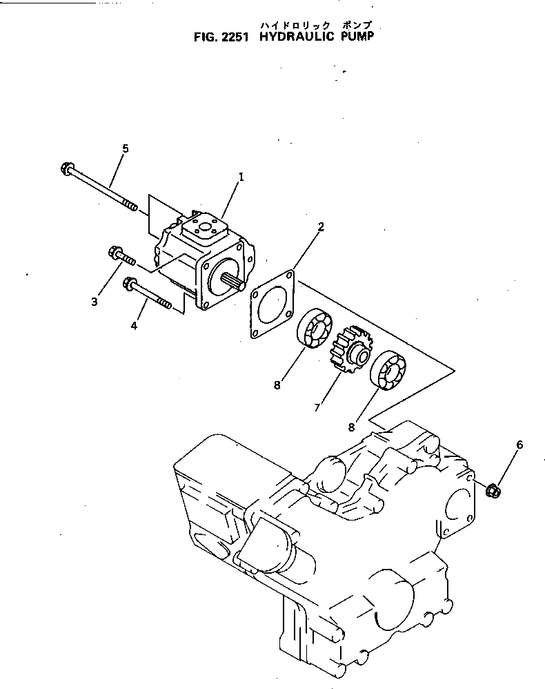 Болт YM26116-081502 Komatsu