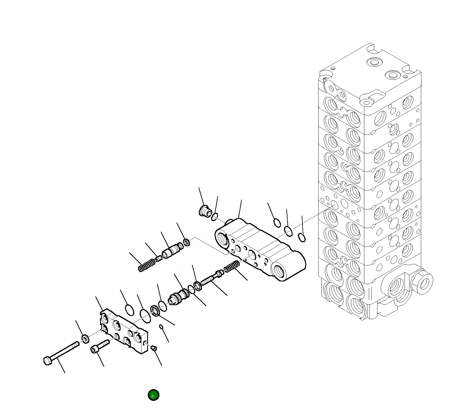 Кольцо уплотнительное (O-Ring) 890001940 Komatsu