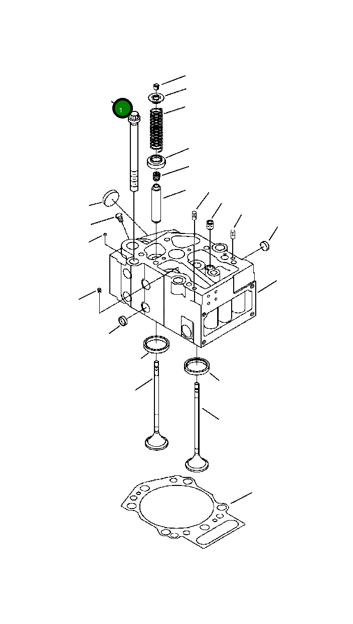 Болт 1307 720 H1 Komatsu