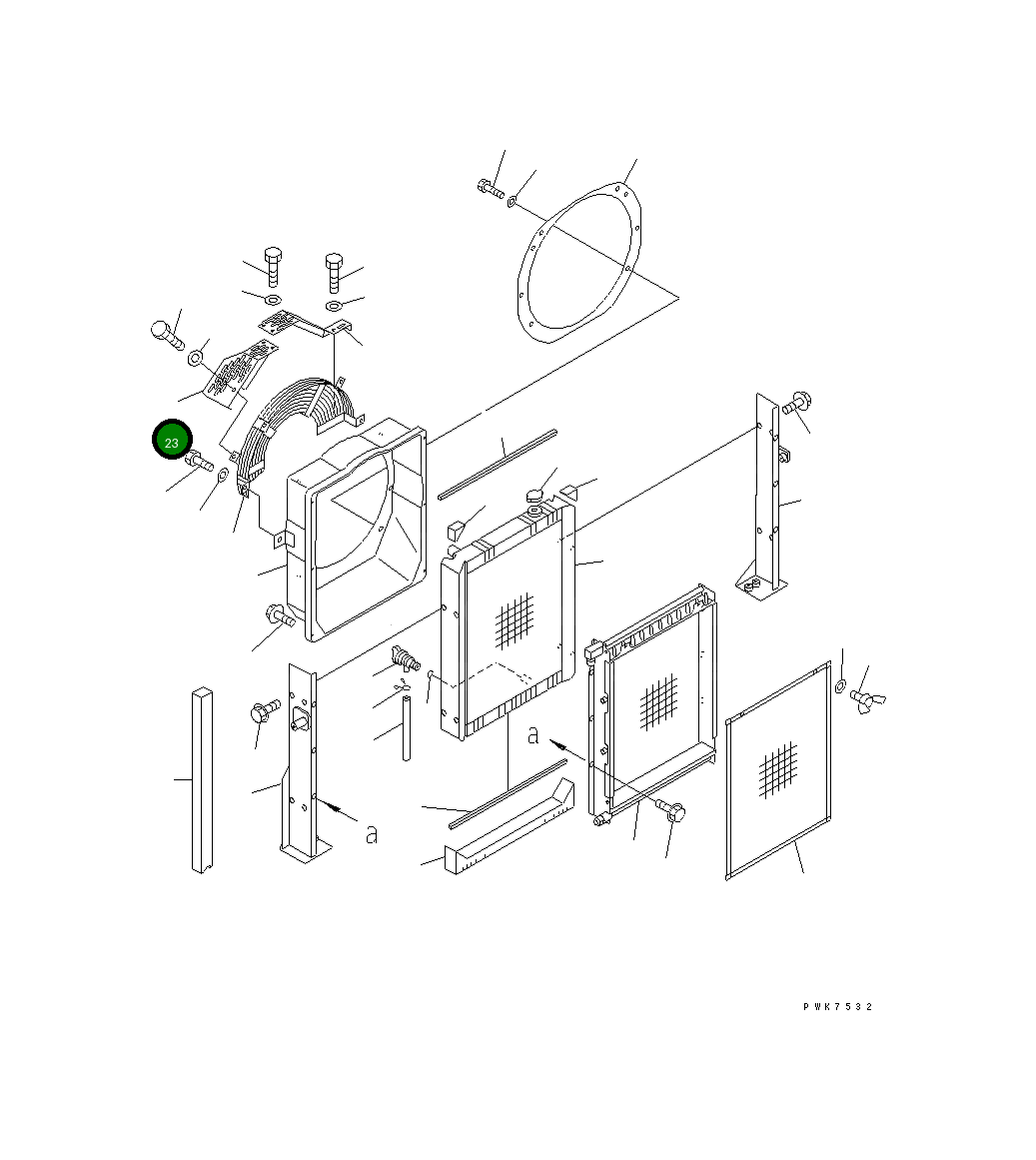 Крышка 20E-03-K1360  Komatsu