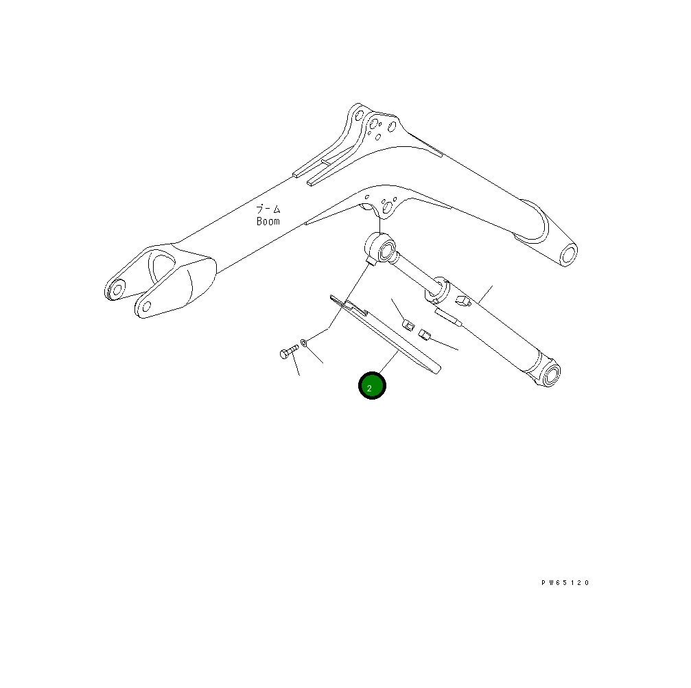 Крышка 22J-62-1A210 Komatsu