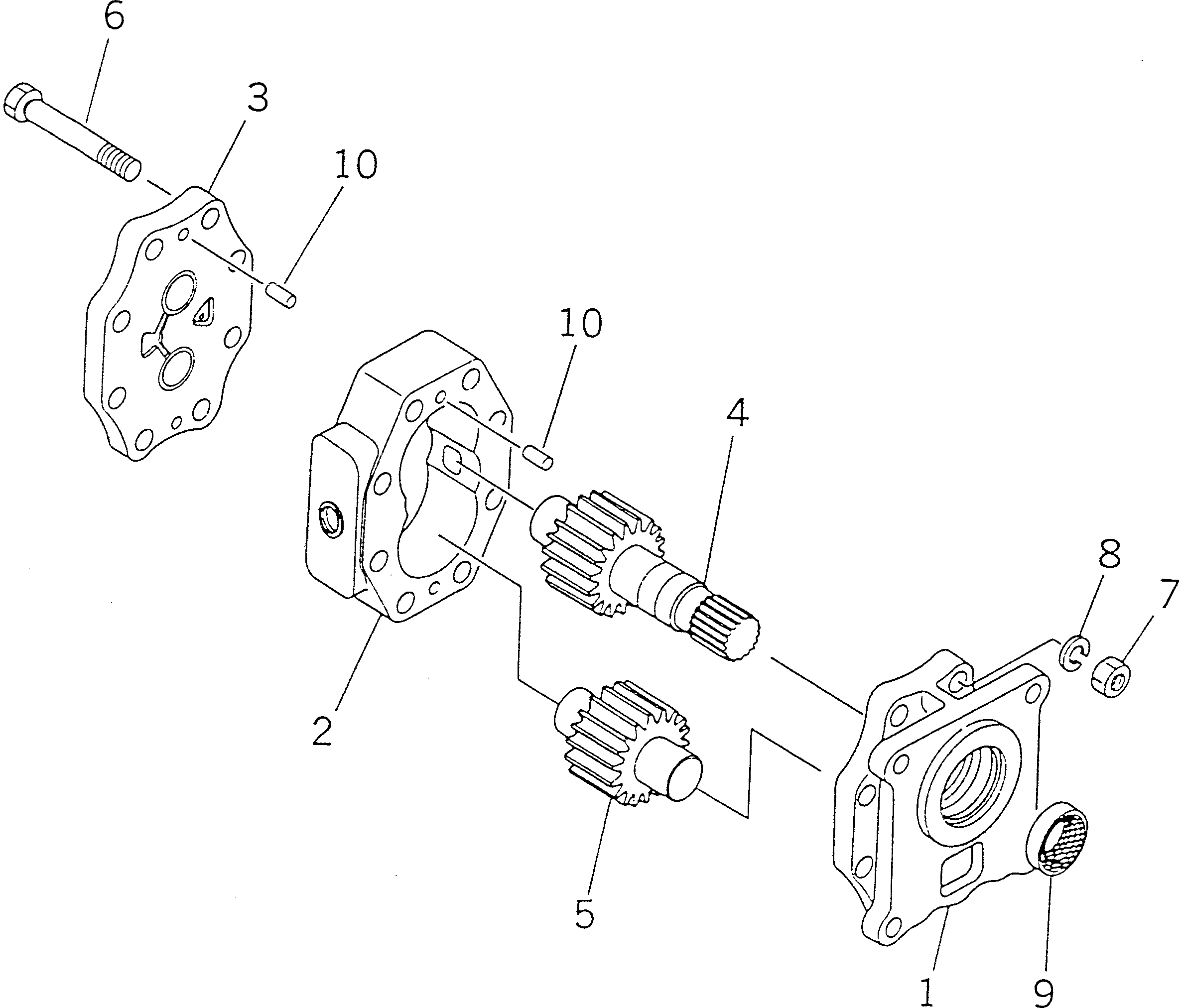 Болт 01051-51435  Komatsu