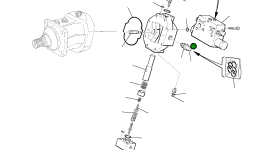 Кольцо уплотнительное (O-Ring) 22E-60-12710 Komatsu