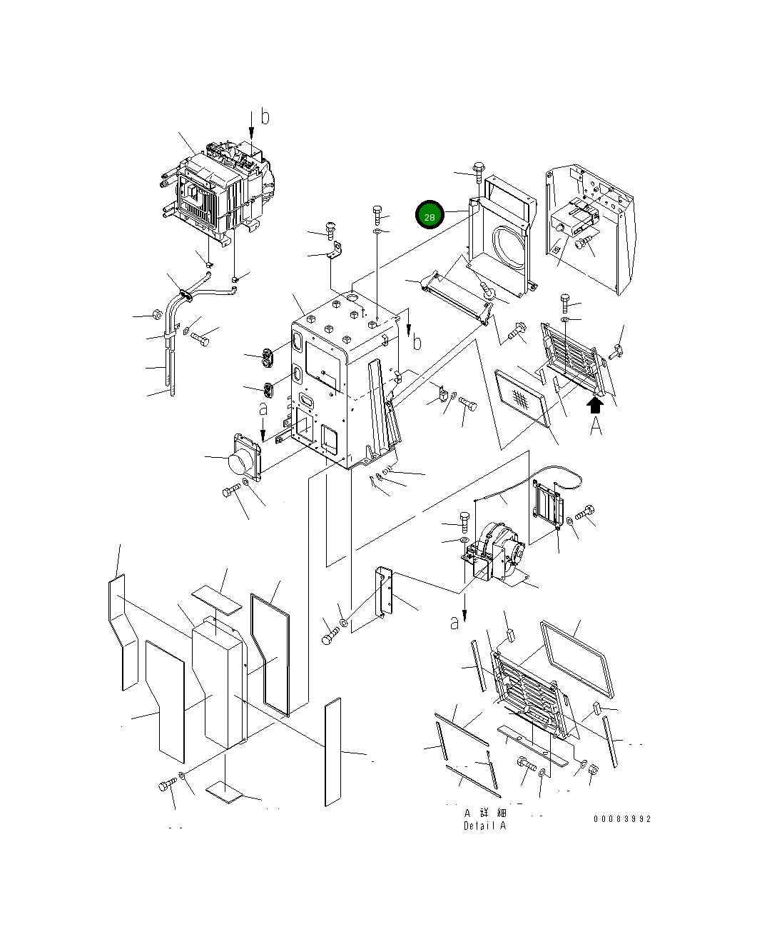 Крышка 198-911-9490  Komatsu