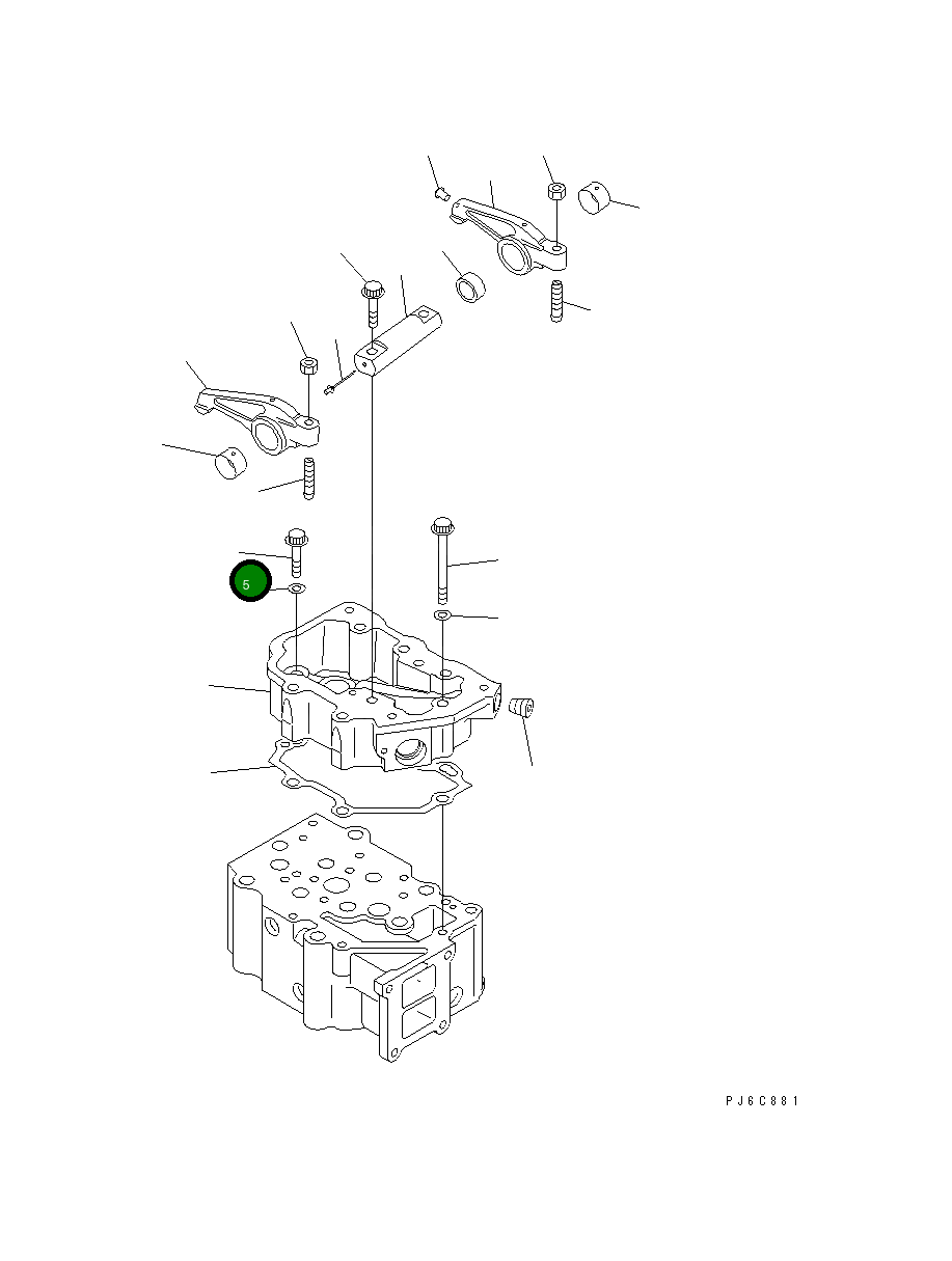 Болт 6156-71-1170 Komatsu