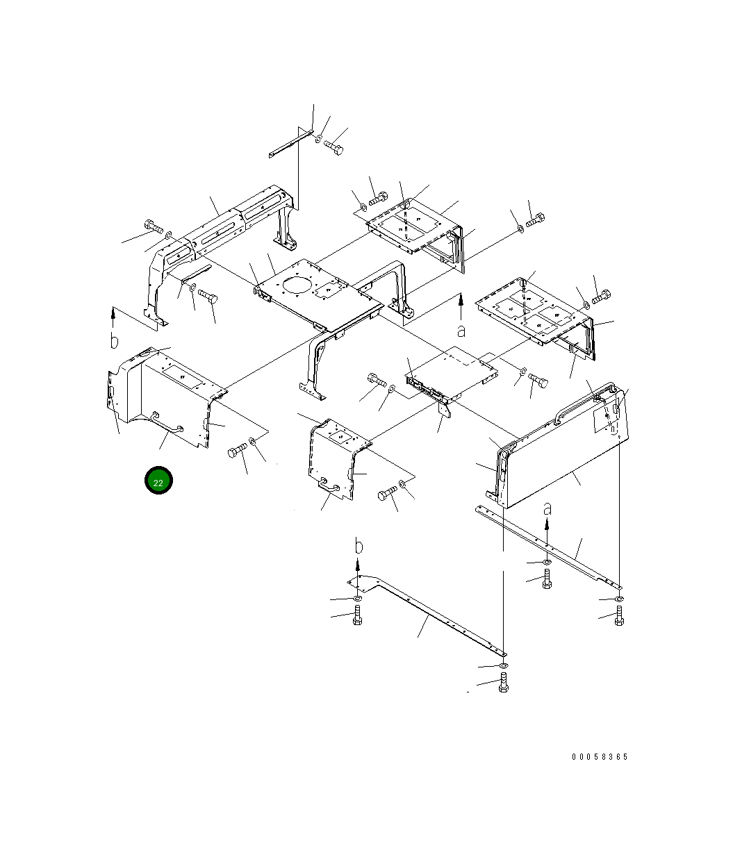 Крышка 209-54-42721 Komatsu