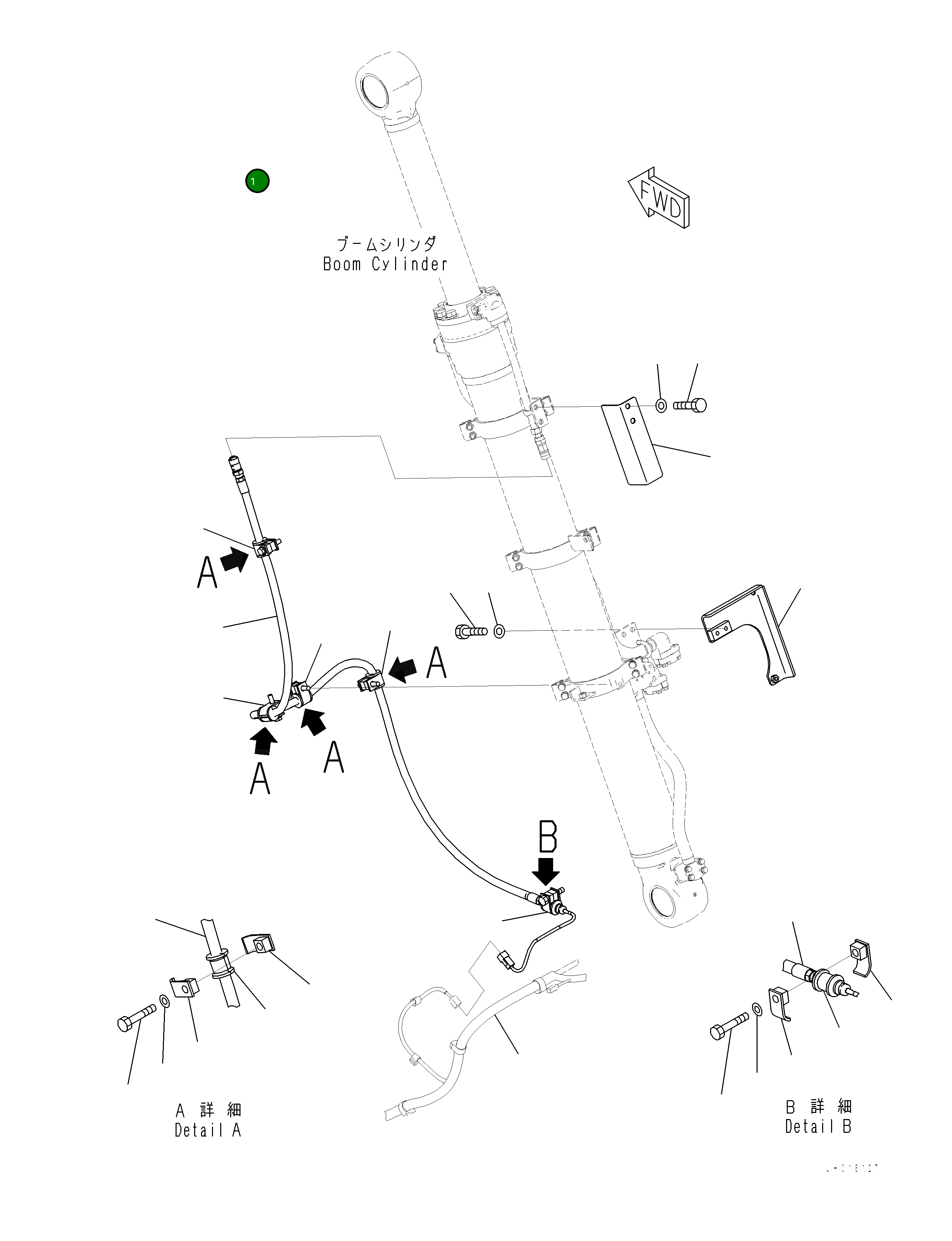 Крышка 2A7-70-15420  Komatsu