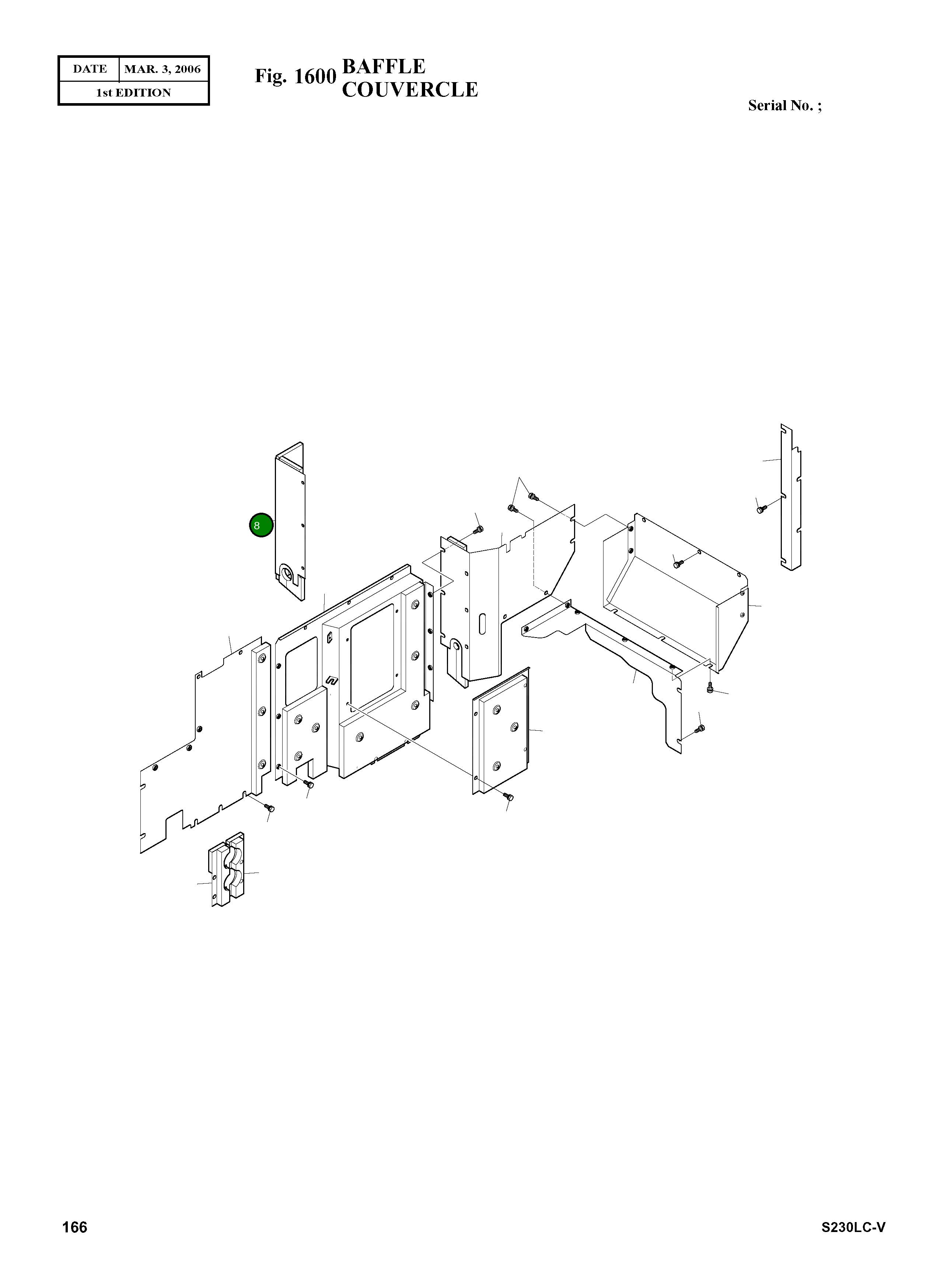 Крышка 621-01904C Komatsu