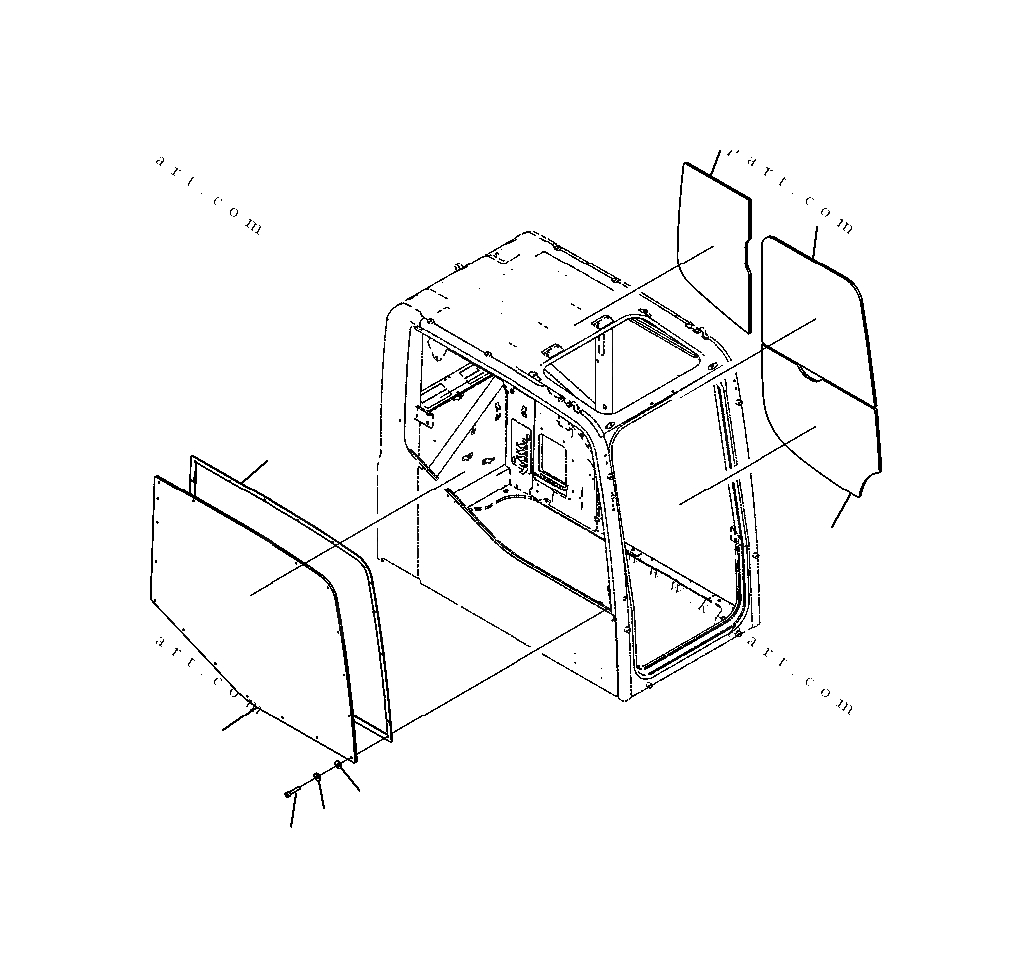 Болт 01252-90630 Komatsu