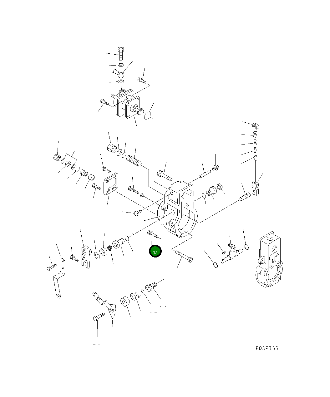 Болт ND949047-1780 Komatsu
