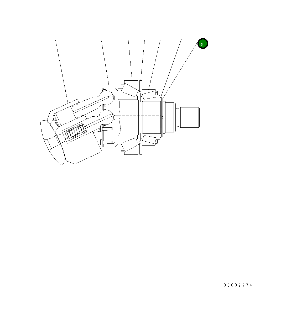 Кольцо уплотнительное (O-Ring) UC1700844192  Komatsu