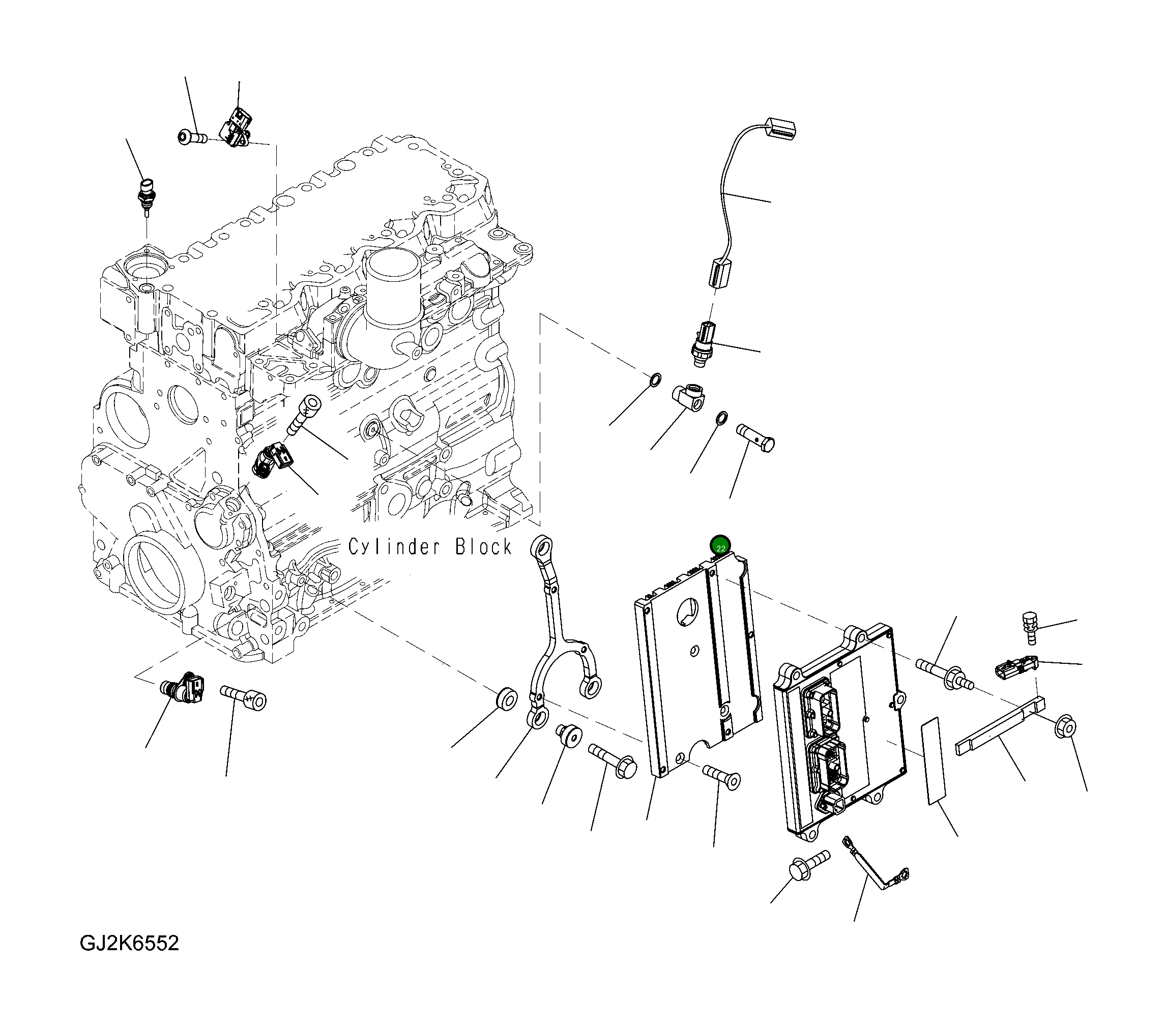 Болт 6751-81-9121  Komatsu