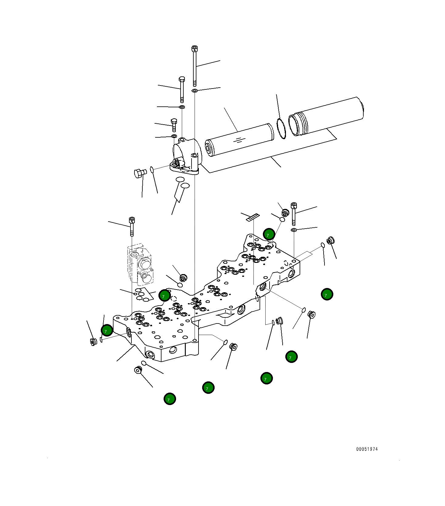 Кольцо уплотнительное (O-Ring) 17M-22-47890  Komatsu