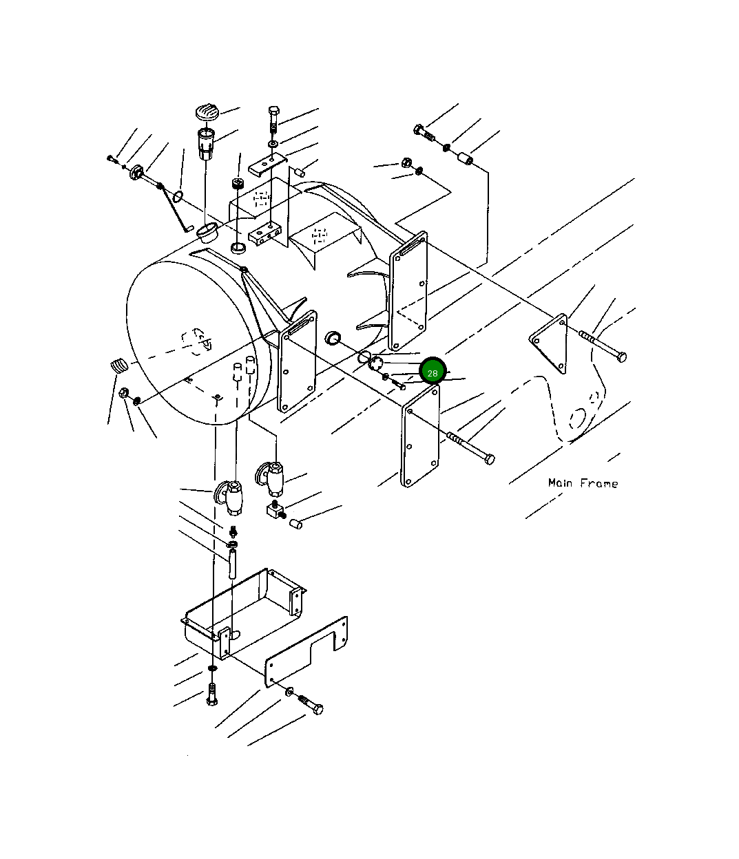 Кольцо уплотнительное (O-Ring) 07000-22080  Komatsu