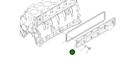 Крышка 6734-21-6111 Komatsu