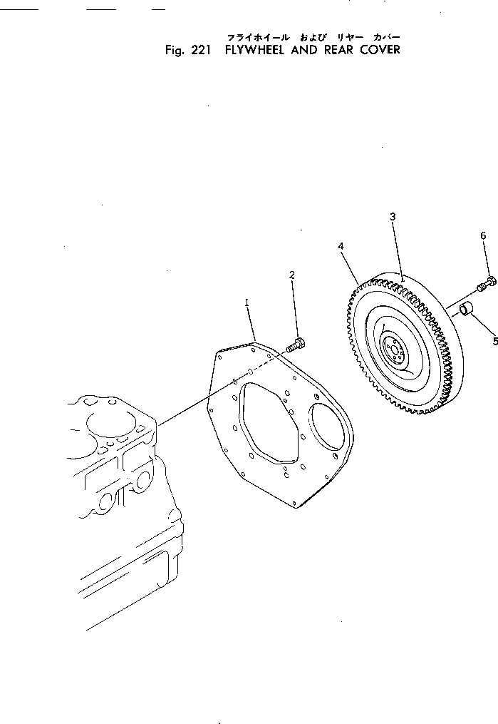 Болт YM26116-100222 Komatsu