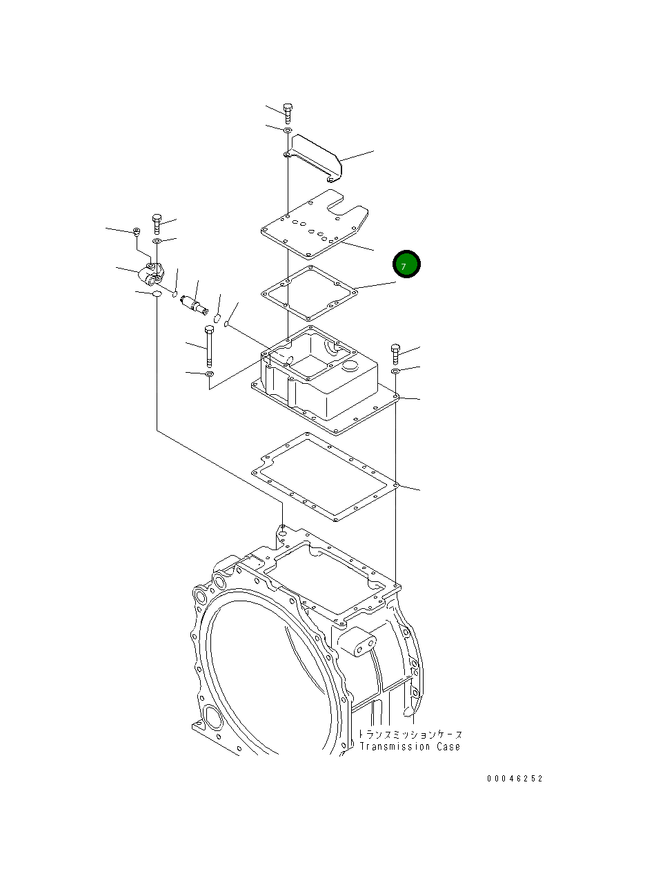 Крышка 195-15-71270 Komatsu