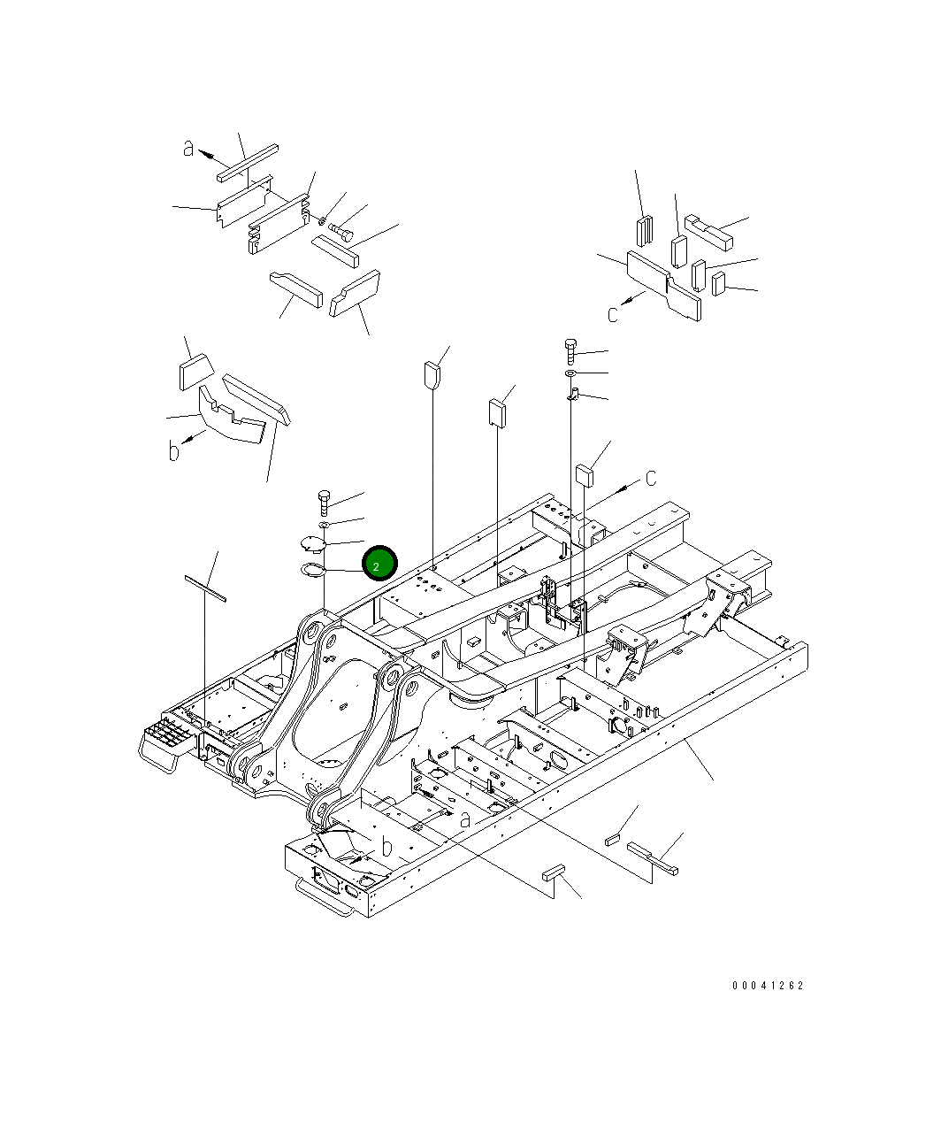 Крышка 209-46-77142 Komatsu