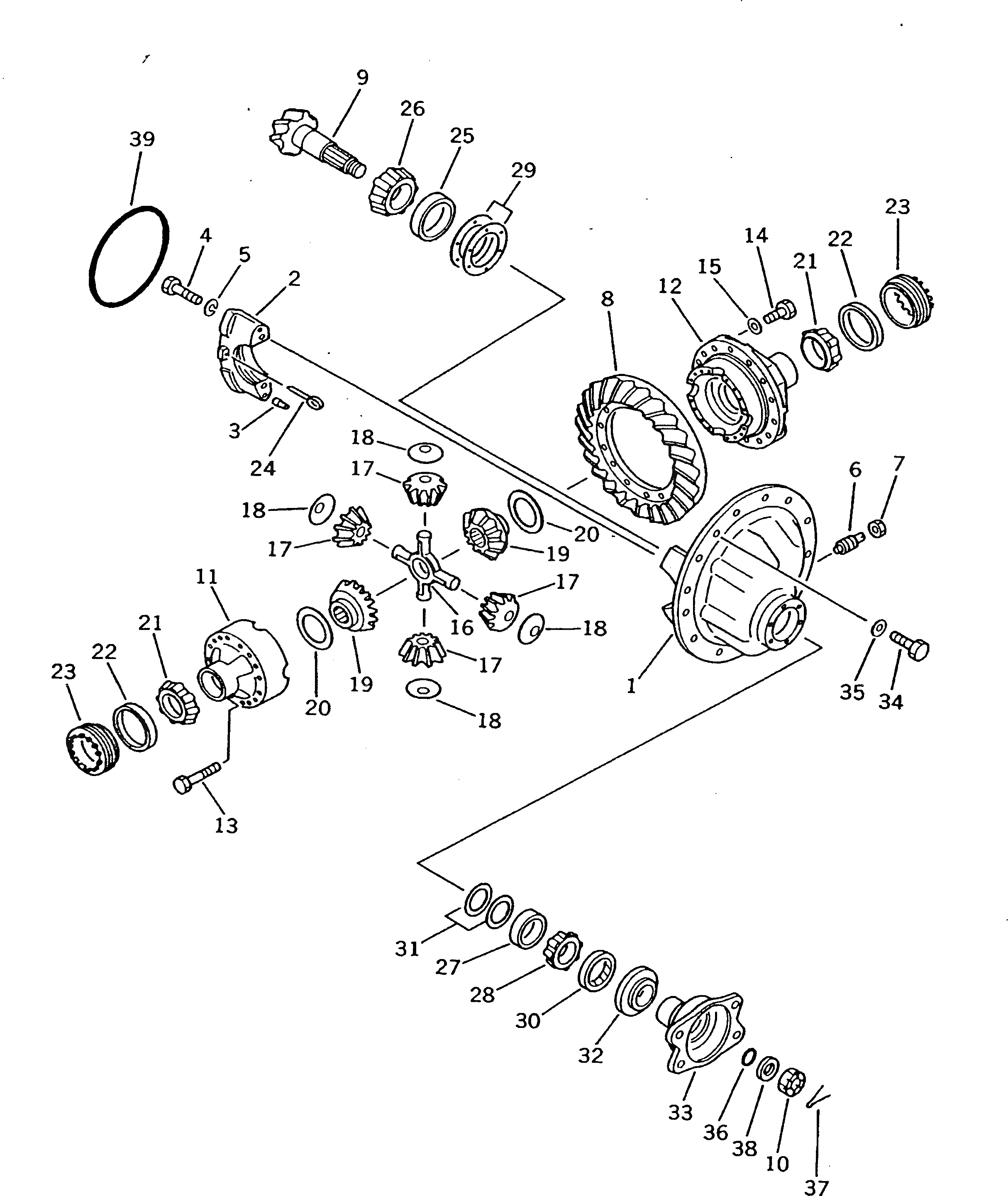 Подшипник 20G-22-11510 Komatsu