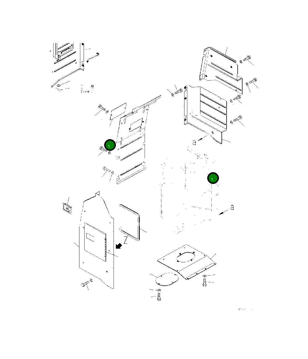 Крышка 425-43-58631 Komatsu
