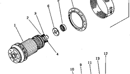 Болт TEBM6-55 Komatsu