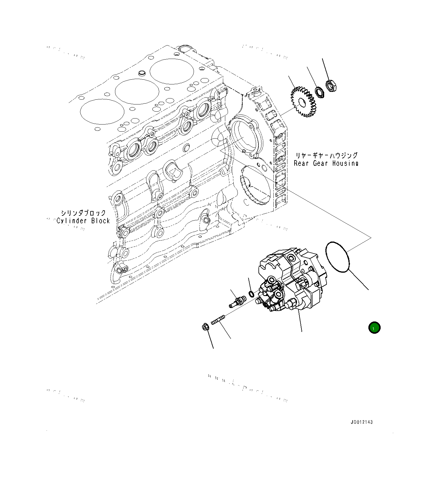Кольцо уплотнительное (O-Ring) 6754711320 Komatsu